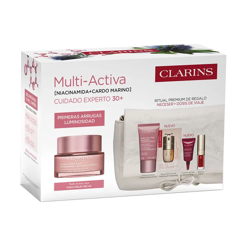 Clarins MULTI-ACTIVE Crema Pieles Secas Estuche 5 pz