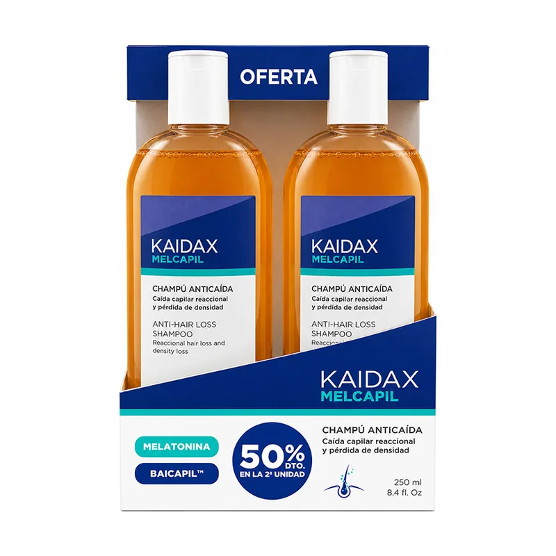 Kaidax Melcapil Champú Pack 2 x 250 ml