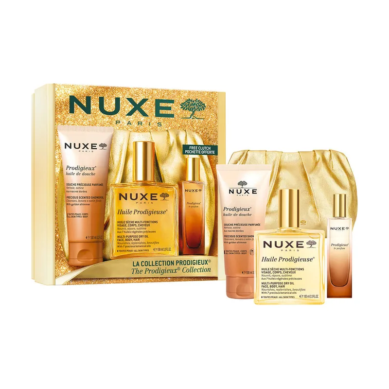 Nuxe Huile Prodigieuse Aceite Seco Estuche 4 pz