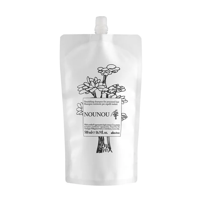 Davines NOUNOU nourishing shampoo for processed hair recarga 500 ml
