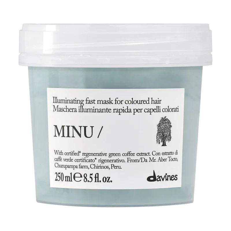 Davines MINU illuminating fast mask for coloured hair 250 ml