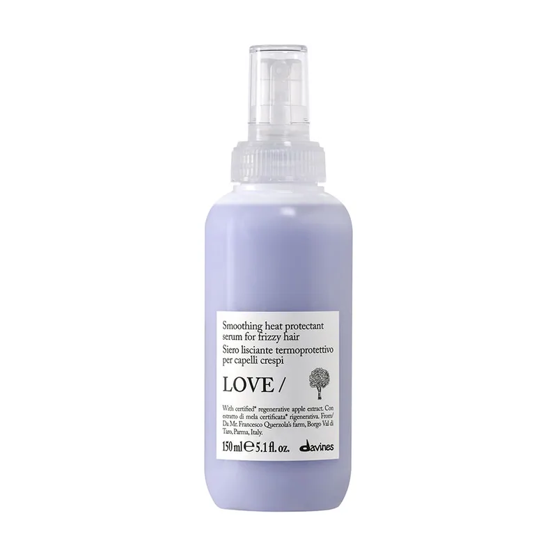 Davines LOVE smoothing heat protectant serum for frizzy hair 150 ml