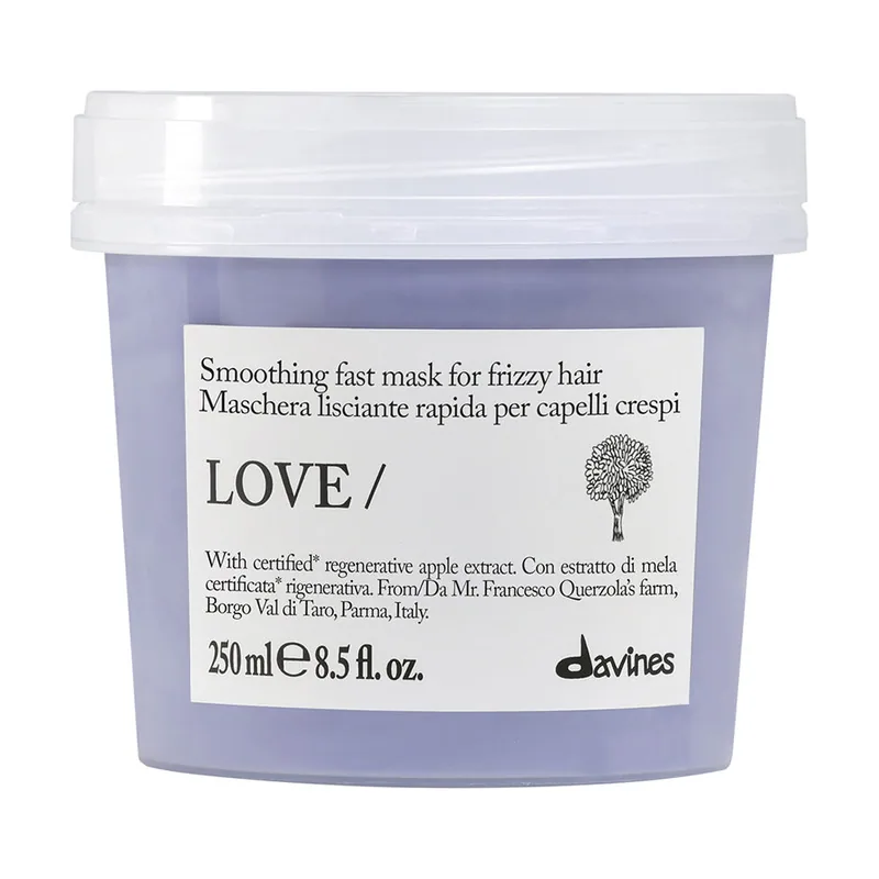 Davines LOVE smoothing fast mask for frizzy hair 250 ml