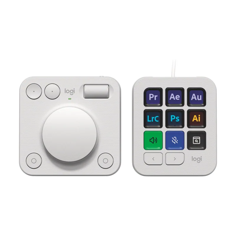 Logitech MX Creative Console-PALE GREY-E