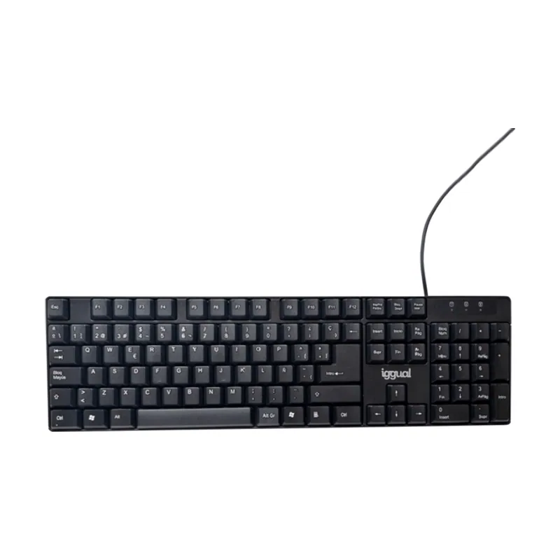 Iggual Teclado estándar CK-FRAMELESS-105T