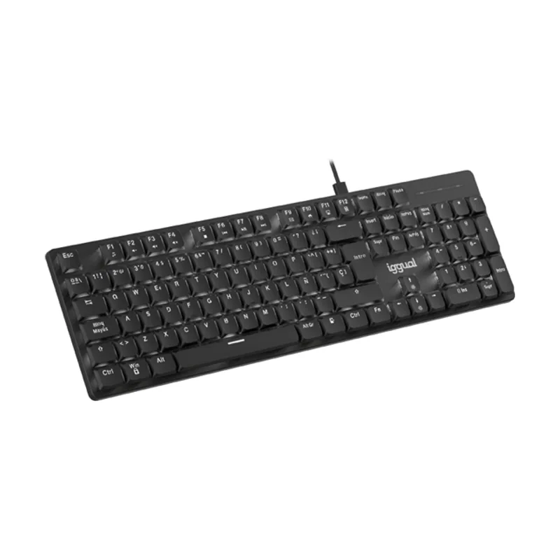 Iggual Teclado USB mecánico CK-MECHA-105T