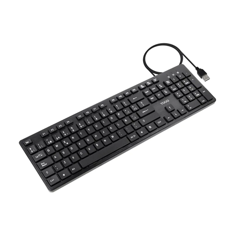 Tooq Teclado Silencioso TQK-2003-B USB 105 Teclas