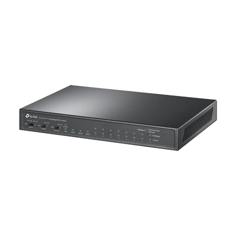 TP-Link NO Gestionable 8 Port 10/100 2 Port Gigabit 1 Port SFP