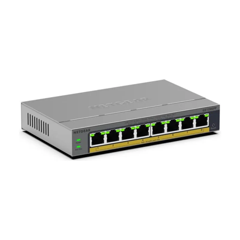 Netgear 8PT GB Plus Swch W/POE+GS108EPP