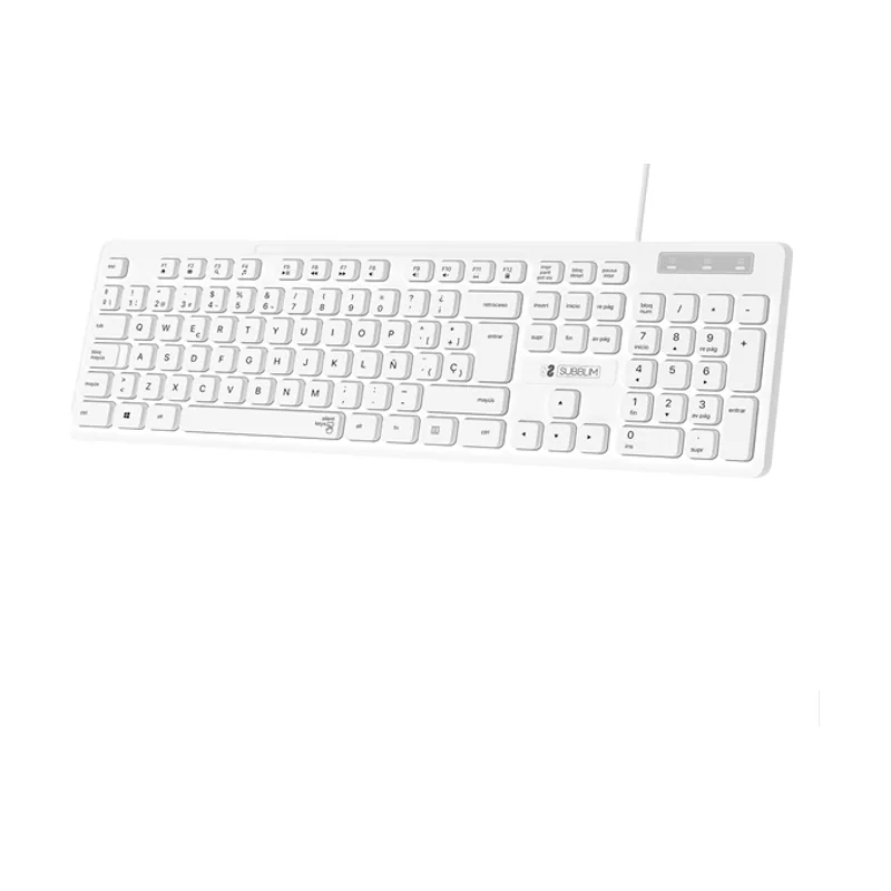 Subblim Business Slim Silencioso CON Cable USB B