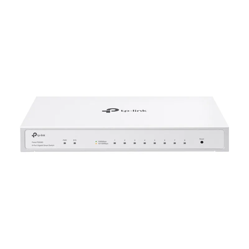 TP-Link Switch Semigestionable Festa FS308G 8xRJ45 Gb Carcasa Metalica 1x Entrada PoE Gestion Aplica