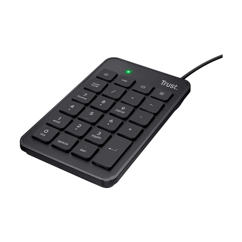 Trust Teclado Numerico Xalas 23 Teclas Tamaño Normal Y 5 Teclas Multimedia 22221