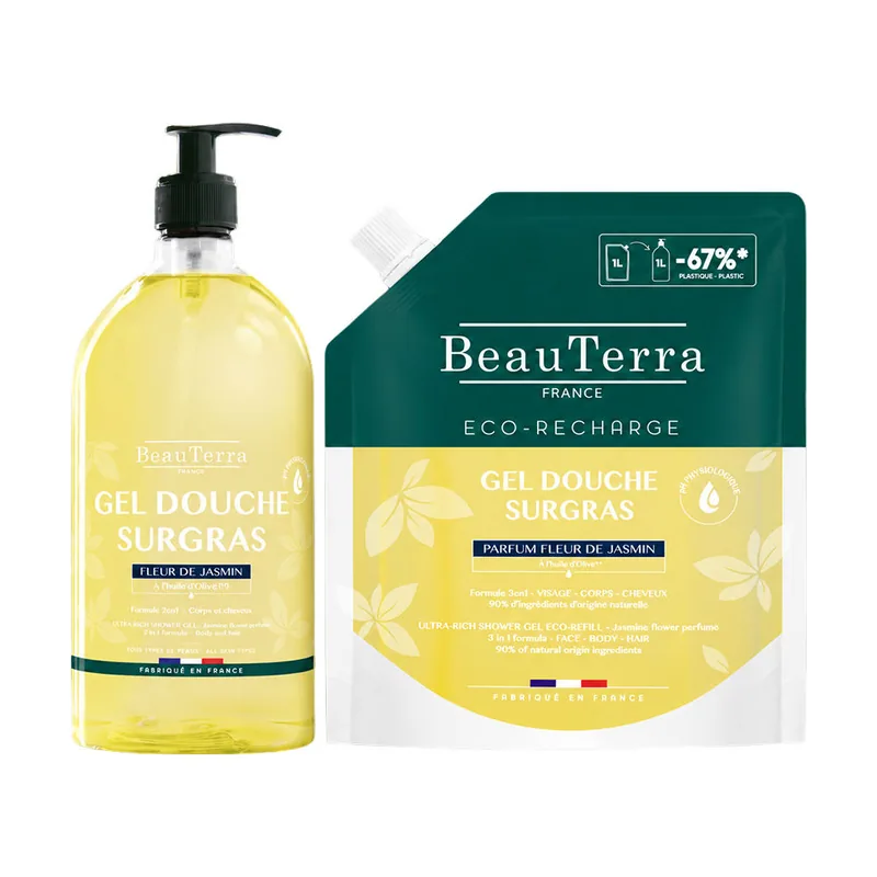 Beauterra Jazmín GEL + Recarga Estuche 2 pz