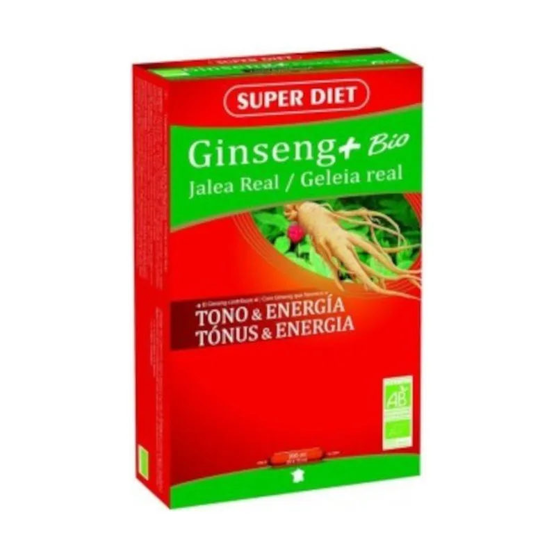 Superdiet Ginseng + Jalea Real Bio 20 Ampollas