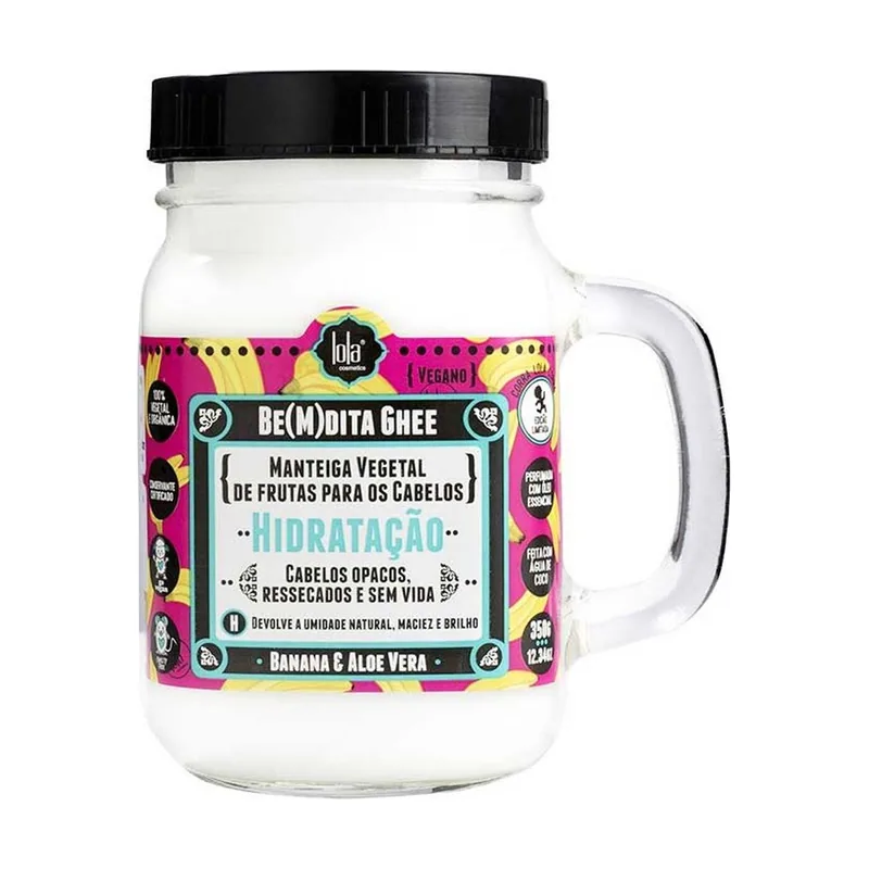 Lola Cosmetics BE M DITA GHEE mascarilla hidratante plátano y aloe vera 350 gr