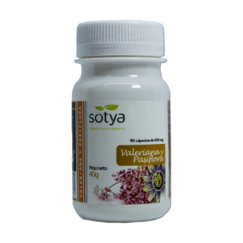 Sotya Beslan Valeriana y Pasiflora 450 mg 90 Cápsulas