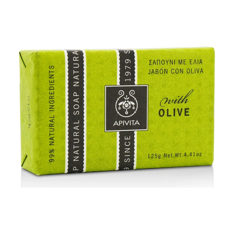 Apivita JABÓN NATURAL con oliva 125 gr
