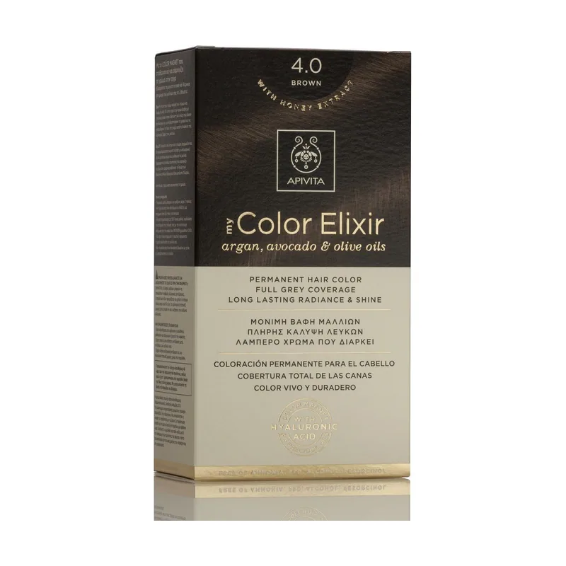 Apivita MY ELIXIR coloración permanente #4.0