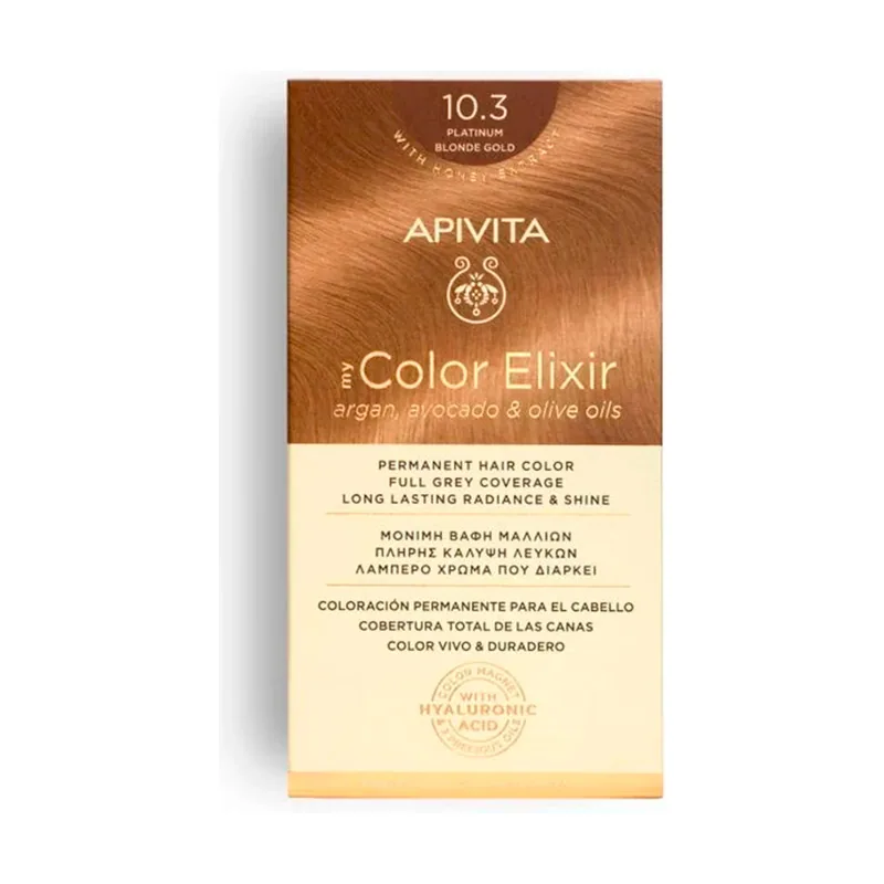 Apivita MY ELIXIR coloración permanente #10.3