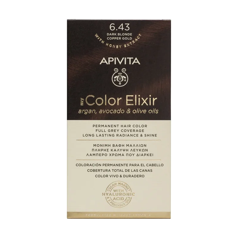 Apivita MY ELIXIR coloración permanente #6.43