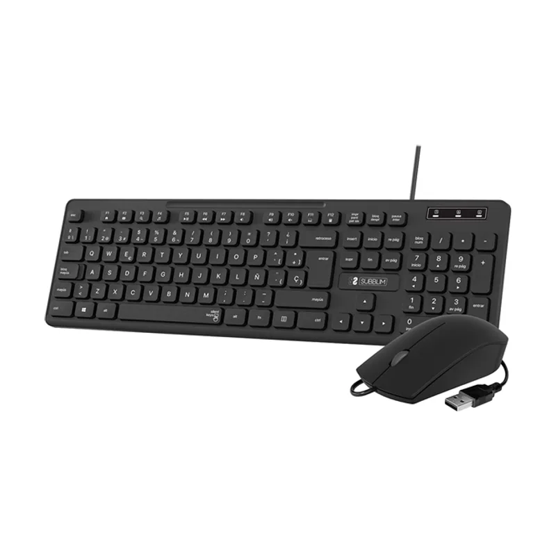 Subblim Combo Business Slim Silencioso CON Cable
