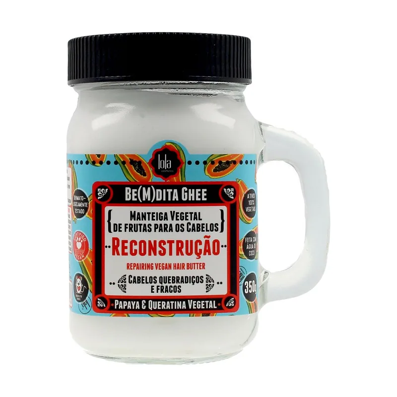 Lola Cosmetics BE M DITA GHEE mascarilla reconstructiva papaya y keratina vegetal 350 gr