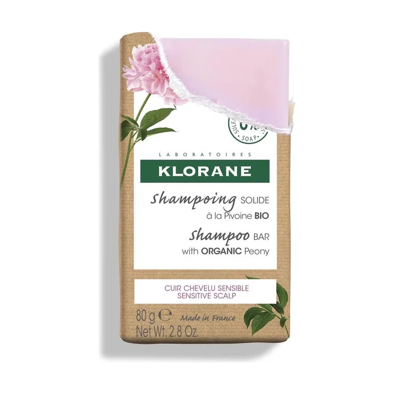 Klorane Champú Sólido a La Peonia 80 g