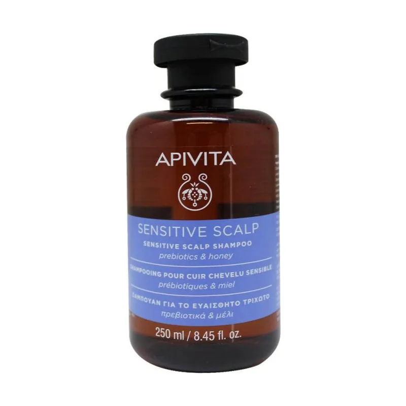 Apivita Champú Cuero Cabelludo Sensible Lavanda y Miel 250ml