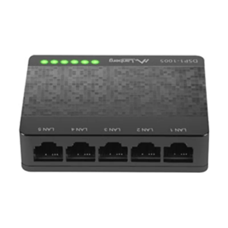 Lanberg 5 Puertos Gigabit RJ45 Ethernet