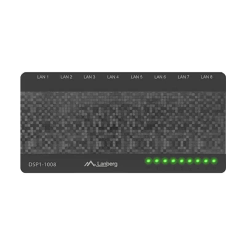 Lanberg 8 Puertos Gigabit RJ45 Ethernet