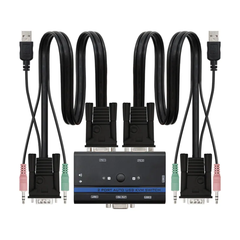 Nanocable NC KVM Switch Svga USB 1U-2PC+CABLE