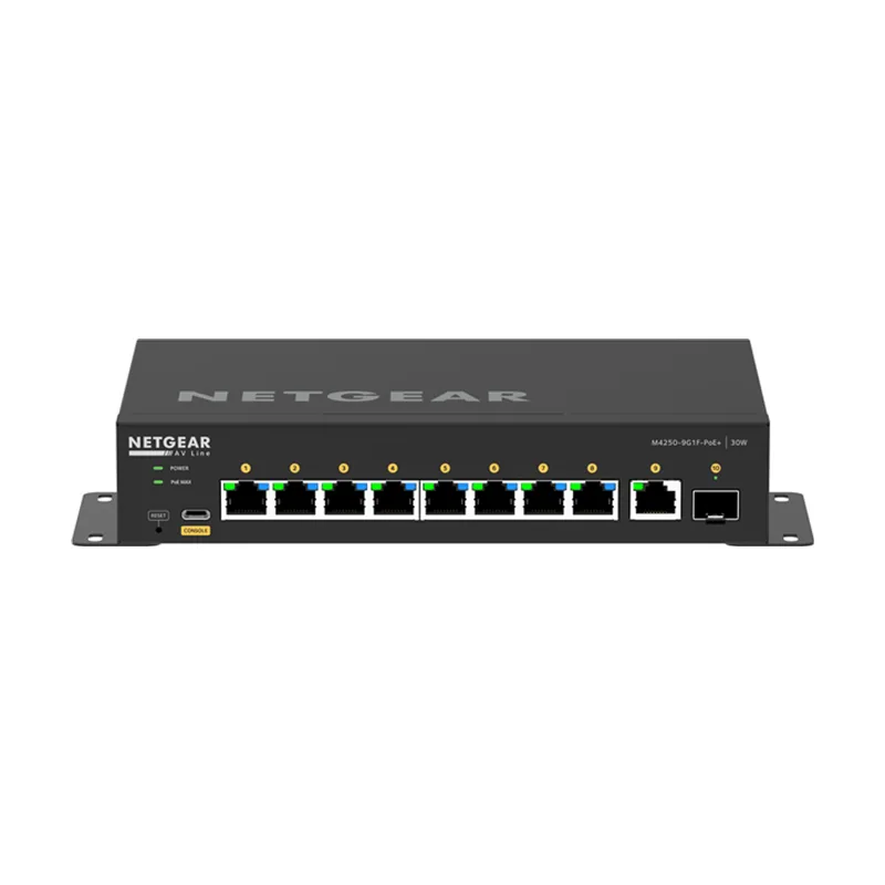 Netgear 10PT M4250-9G1F-POE+MANAGED Swch