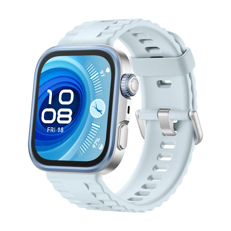 Huawei WATCH FIT 4 Pro Azul Fluoroelastómero/Cristal de Zafiro y Titanio/Hasta 10 Días de Batería/Conexión