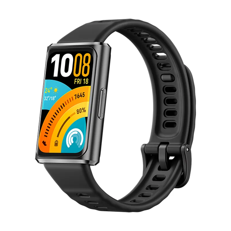 Huawei Band 11 Pro Negro Fluoroelastómero Caja de Aleación de Aluminio