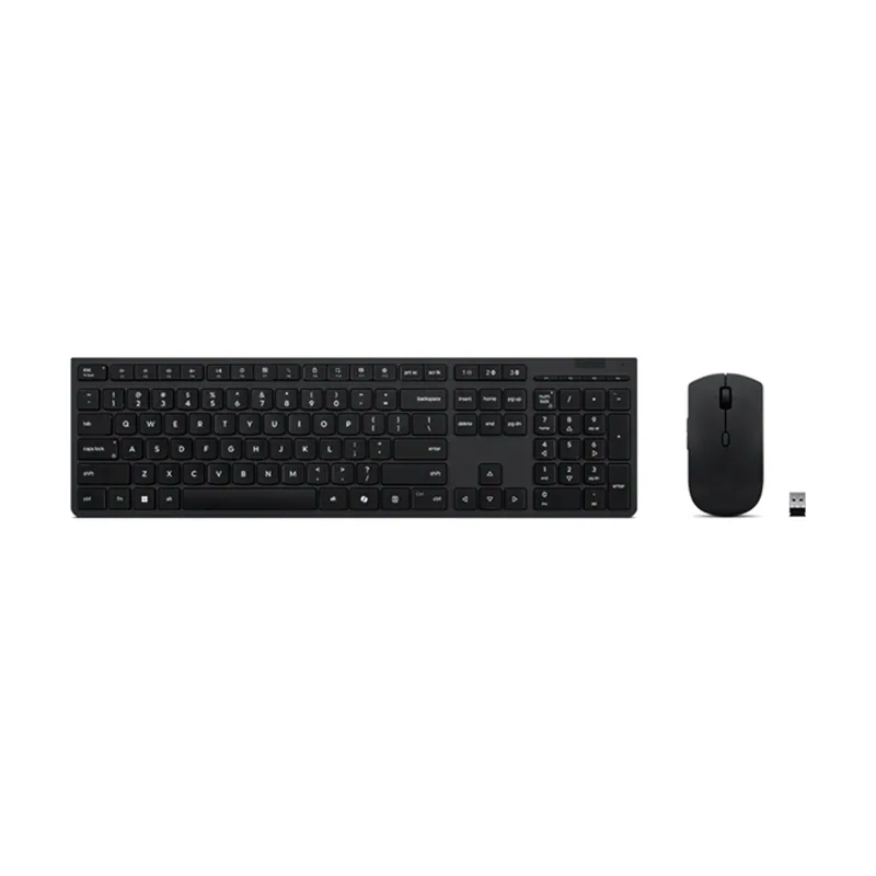 Lenovo Professional Wireless Rechargeable Keyboard and Mouse Combo AI
