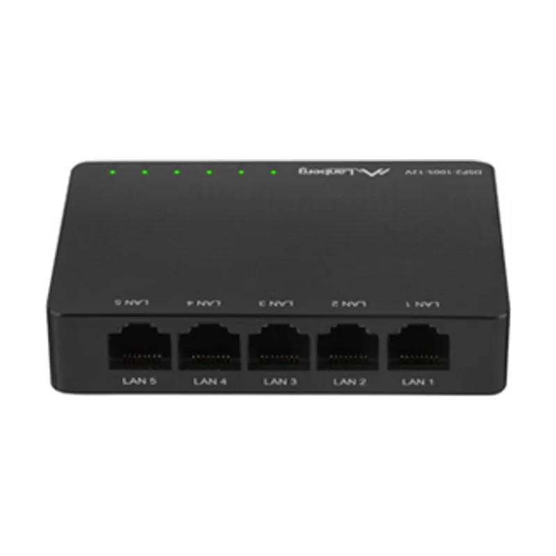 Lanberg 5 Puertos Gigabit RJ45 Ethernet