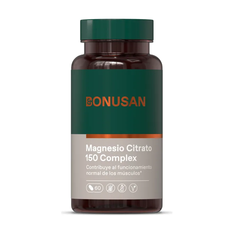 Bonusan Citrato De Magnesio 150 Mg Plus 60 comprimidos