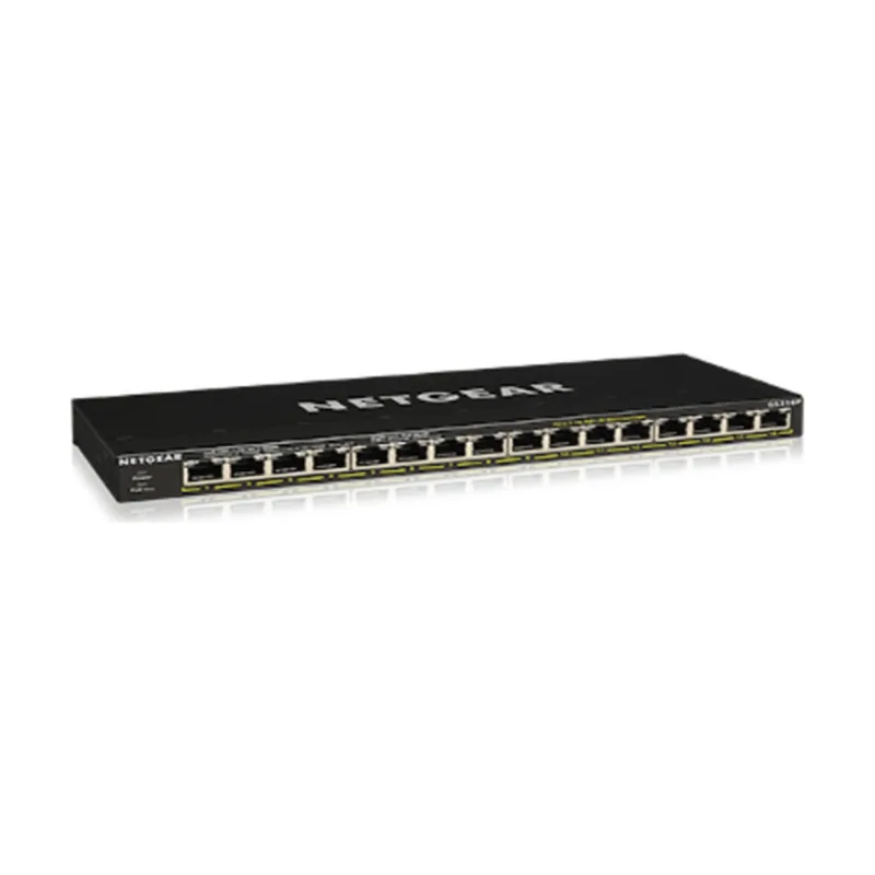 Netgear 16Port GBPoE+Unmnged