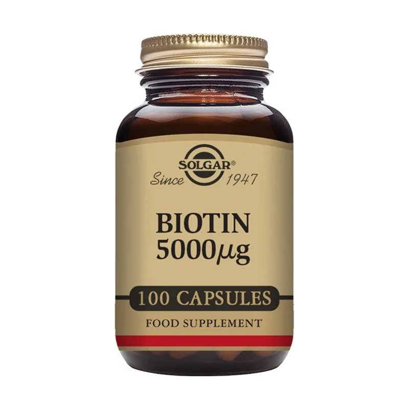 Solgar Biotina 5000 mcg 100 comprimidos