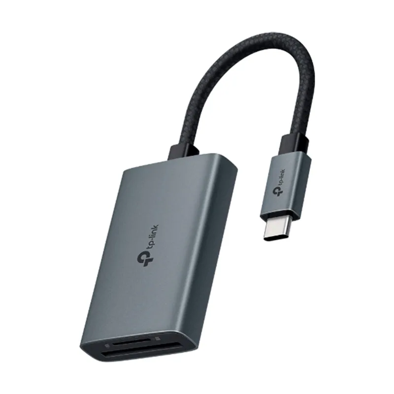 TP-Link Card Reader Externo USB-C Tplink UA440C 1xSD 1xmicroSD 4.0 Carcasa DE Aluminio