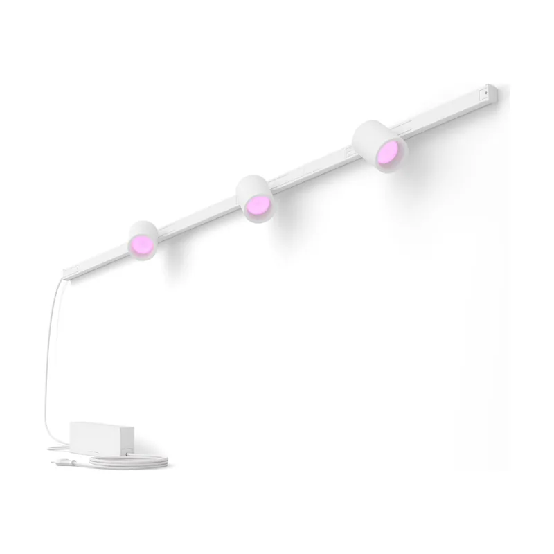 Philips Hue White & Ambiance Kit Perifo Base De Pared Recto 3 Focos