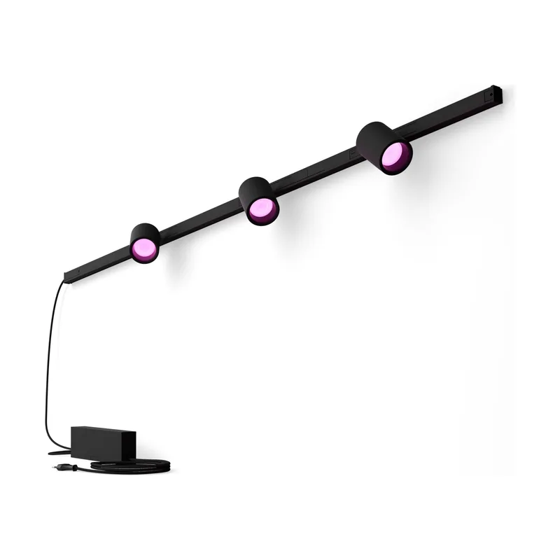 Philips Hue White & Ambiance Kit Perifo Base De Pared Recto 3 Focos