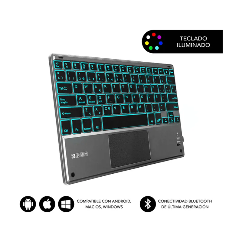 Subblim Inalambrico Smart Backlit BT Touchpad