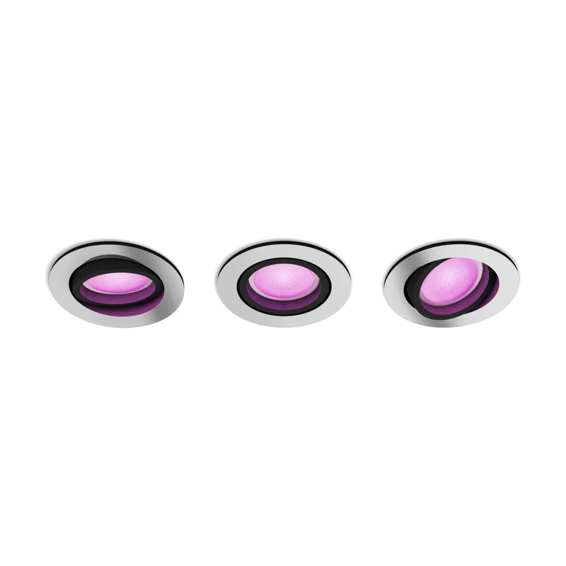 Philips Hue White & Ambiance Pack De 3 Focos Empotrables Centura