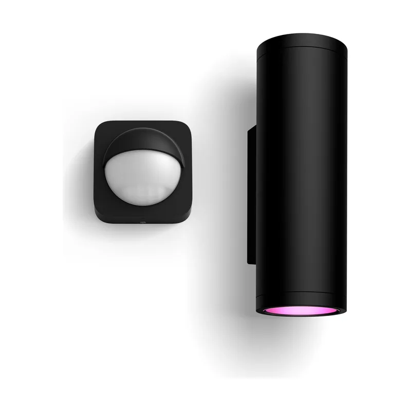Philips Hue Pack Aplique De Pared Exterior Appear + Sensor De Exterior
