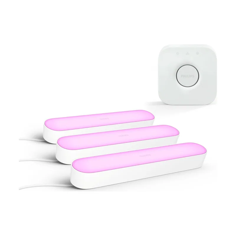Philips Hue Pack Barras Led Play Blancas 2 + 1 Extensión + Bridge