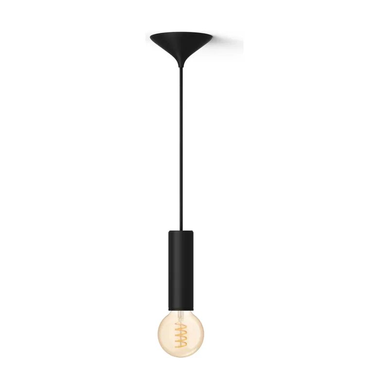 Philips Hue Pack Cable Negro Para Bombilla De Filamento m + Bombillas De Filamento G93 globo