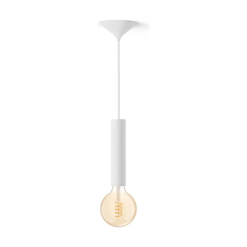 Philips Hue Pack Cable Blanco Para Bombilla De Filamento l + Bombilla De Filamento G125 globo