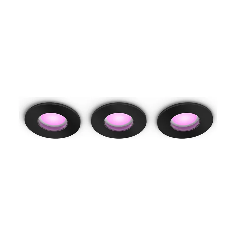 Philips Hue White & Ambiance Pack De 3 Focos Empotrables Xamento
