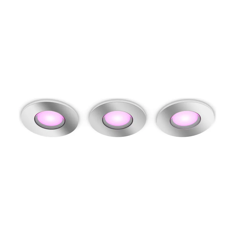 Philips Hue White & Ambiance Pack De 3 Focos Empotrables Xamento